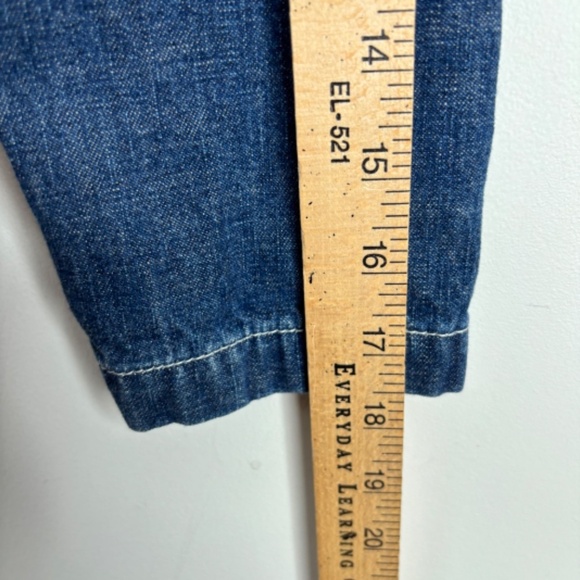 Vintage Gymboree Denim Pea Coat Bon Voyage Paris Kitty Preppy Twee Church School - Picture 9 of 10